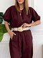 Camisa Abril Burgundy